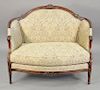 Kravet Furniture contemporary loveseat along with two contemporary chairs. lg. 47 in.