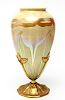 Tiffany L.C.T. Favrile Iridescent Feather LCT Vase