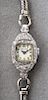 Art Deco Platinum Diamond "Hamilton" Lady's Watch