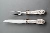 R&B Silver "Labors of Cupid" Carving Knife & Fork