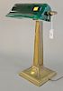 Art Deco "Geenalite" case glass student lamp. ht. 17 1/2 in.