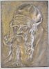 After Albrecht Durer, embossed copper plaque, marked AD 1500, 10 1/2" x 7 1/2".
