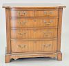 W & J Sloane mahogany Chippendale style chest, two over three drawer, Wallace Nutting Collection