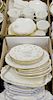 Two tray lots of Shelley china to include partial "Karebell" set, three sets having cake dish with plates.