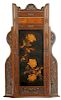 Aesthetic Movement Marquetry Floral Plaque
