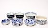 Chinese Qing & Other Blue & White Porcelain Bowls