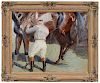 European or British School Equestrian Painting