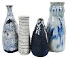 Four Signed Art Pottery Vases