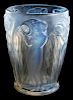 R. Lalique Danaides Opalescent  Vase