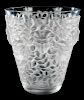 Lalique Silenes Glass Vase