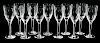 Set 11 Lalique Angel Champagne Flutes