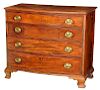 Pennsylvania Chippendale Mahogany Bowfront Chest