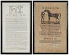 Two Early Illustrated Horse Breeding Broadsides