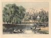 The Rural Lake - Original Medium Folio Currier & Ives