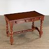 Anglo-Indian teak writing table