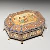 Fine Mughal style painted box