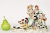 French Porcelain Figural Group Figurine