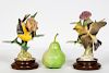 Pair, Doughty Goldfinch Bird Figurines  w/ Bases