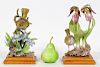 Pair, Doughty Oven Bird Porcelain Figures w/ Bases