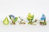 Four Connoisseur Porcelain Flowers w/ Ltd. Eds.