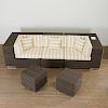 Janus et Cie / Dedon outdoor sofa and side tables