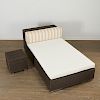 Janus et Cie / Dedon outdoor chaise and side table