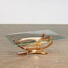 Fred Brouard, gilt bronze coffee table