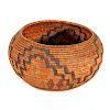 A Paiute or Washo Polychrome Basket