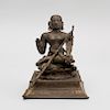 Indian Bronze Figure of Saint Appar