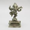 South India Bronze Figure of a Dancing Ganesha, Tamil Nadu