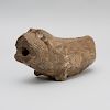 Indian Carved Sandstone Animal Spout Fragment