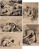 A GROUP OF 25 EROTIC HELIOGRAVURES BY MIHALY VON ZICHY (HUNGARIAN 1827-1906) FROM LIEBE PORTFOLIO