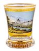 AN ANTIQUE GILT AUSTRIAN GLASS BEAKER (RANFTBECHER) AFTER ANTON KOTHGASSER, VIENNA, LATE 19TH CENTURY