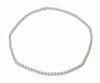Cartier 3Ct Diamond Beaded Tennis Necklace