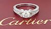 Cartier Ballerina 1.13tcw Platinum Diamond Engagement