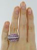 LeVian 18K 1.40tcw Pink Sapphire .50ct Diamond Ring.