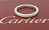 Cartier 0.5ct Plat Diamond Eternity Wedding Ring 7