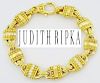 Vintage Judith Ripka 18K & Diamond Bracelet.