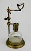 19th c. Bockett microscope lamp