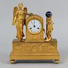 J. Cleinge Belgian Ormolu Mantel Clock