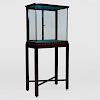 J.S. Fry & Sons Mahogany and Glass Chocolatier Cabinet on Stand