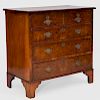 George I Style Walnut Chest of Drawers