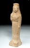 Western Greek Earthenware Standing Goddess