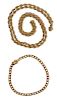 14 Kt Gold Chain Necklace, 18 Kt.