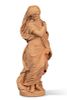 An Italian terracotta figure of a woman,Naples