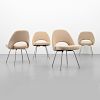 Eero Saarinen "Executive Armless" Chairs, Set of 4