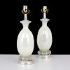Pair of Murano Table Lamps, Manner of Barovier & Toso