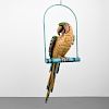 Large Parrot Sculpture, Manner of Sergio Bustamante