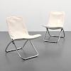 Pair of Folding Chairs, Manner of Erik Magnussen