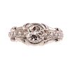 A Ladies Diamond Engagement Ring in Platinum